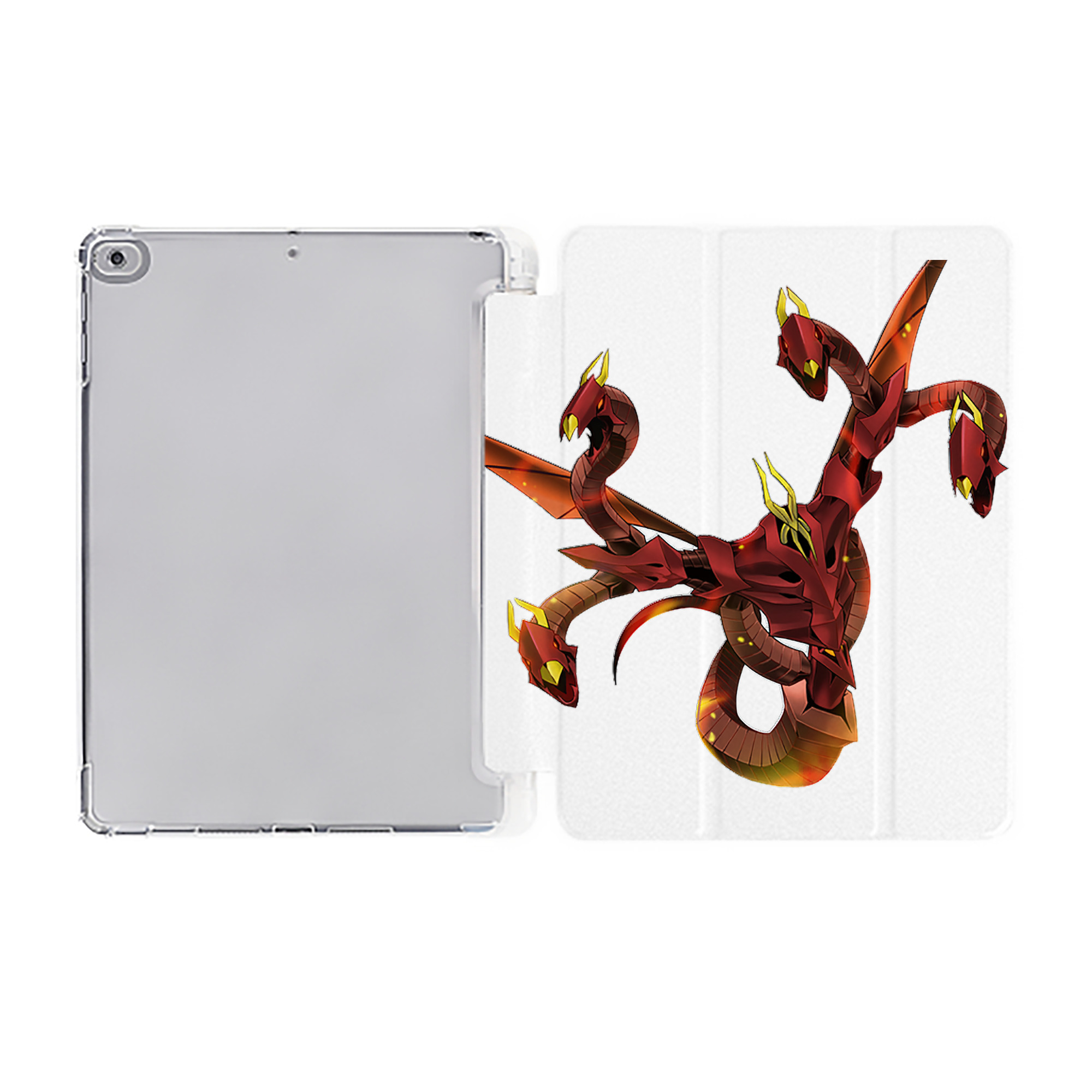 （画像用） 遊☆戯☆王 Yu-Gi-Oh! IPad ケース ペン収納付き 三つ折りスタンド PUレザー×シリコン 対応機種9.5/10.5/10.9インチ